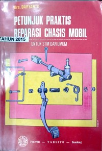 Petunjuk praktis reparasi chasis mobil