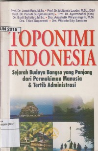 Toponimi indonesia