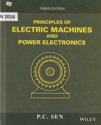 Principles of electric machines and power electronics (third edition)