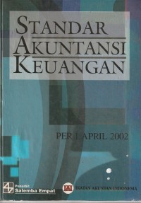 Standar akuntansi keuangan per 1 april 2002