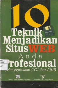 10 Teknik menjadikan situs web anda profesional : menggunakan cgi dan asp