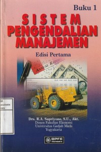 Sistem pengendalian manajemen (ed. 1 buku 1)