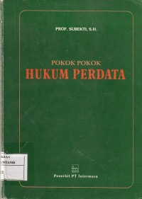 Pokok-pokok hukum perdata