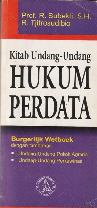 Kitab undang-undang hukum perdata