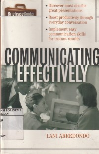 Communicating effectively