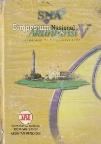 Simposium nasional akuntansi v (semarang 2002)