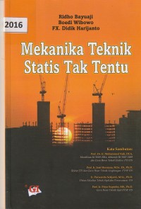 Mekanika teknik statis tak tentu