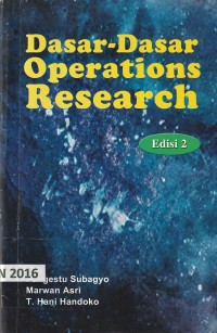 Dasar-dasar operations research (ed. 2)