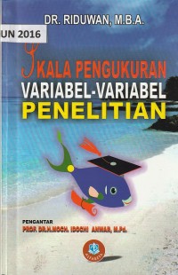 Skala pengukuran variabel-variabel penelitian