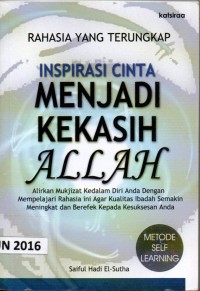 Inspirasi cinta menjadi kekasih allah