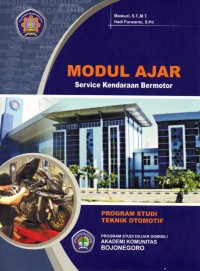 Service kendaraan bermotor : modul ajar