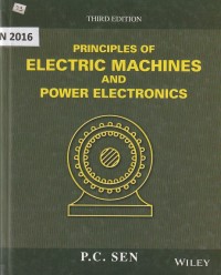 Image of Principles of electric machines and power electronics (third edition)